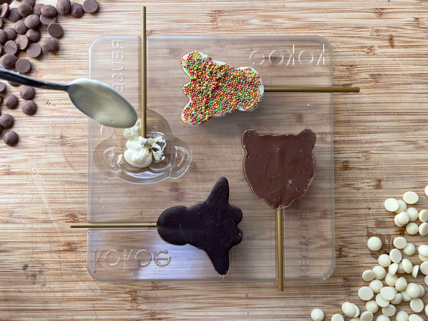 Animal Chocolate Lollipop Kit